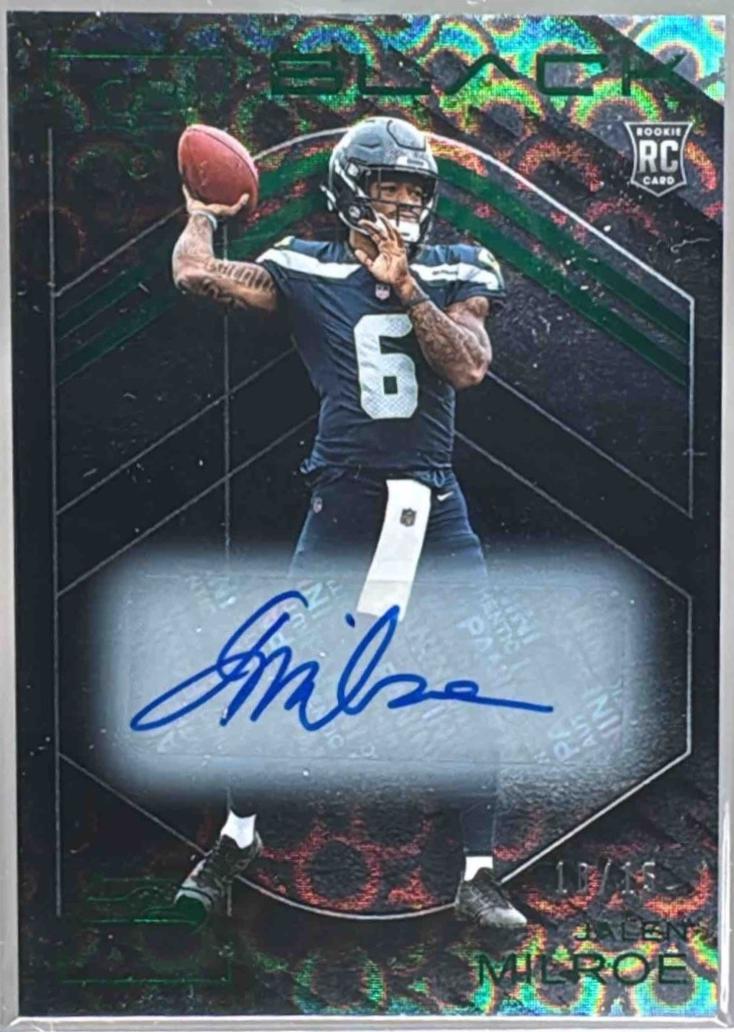 Jalen Milroe [Emerald Rookie Autograph] #123