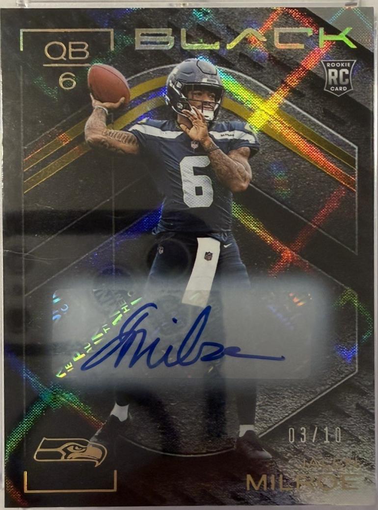 Jalen Milroe [Gold Rookie Autograph] #123
