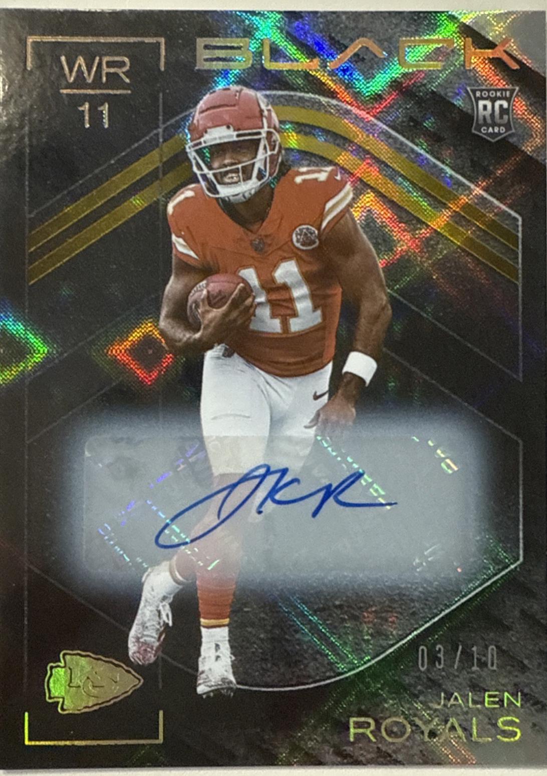 Jalen Royals [Gold Rookie Autograph] #112