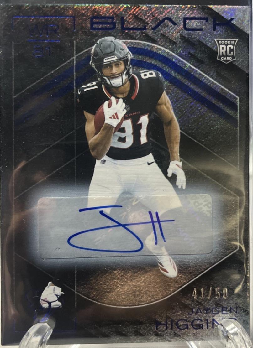 Jayden Higgins [Sapphire Rookie Autograph] #105
