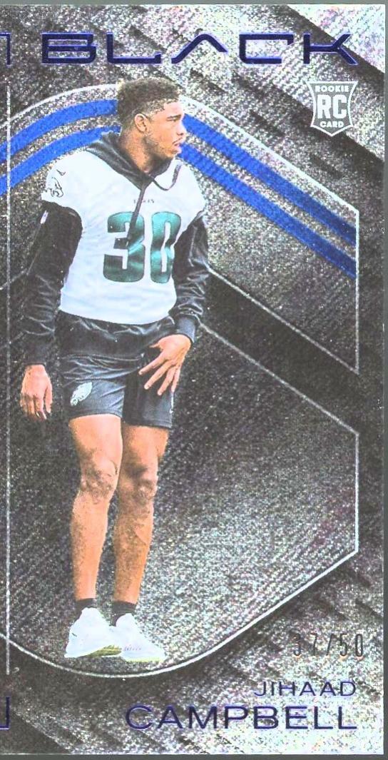 Jihaad Campbell [Sapphire Rookie Autograph] #124
