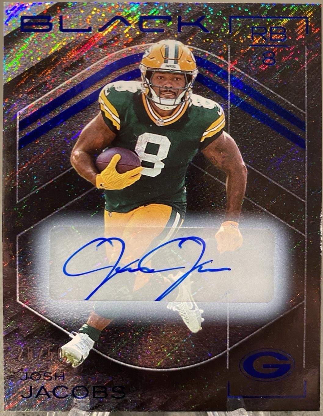 Josh Jacobs [Sapphire Autograph] #56