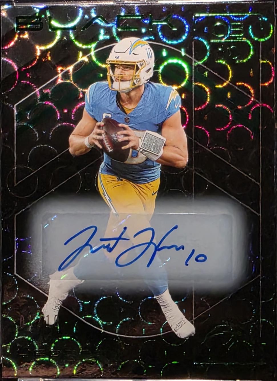 Justin Herbert [Emerald Autograph] #57