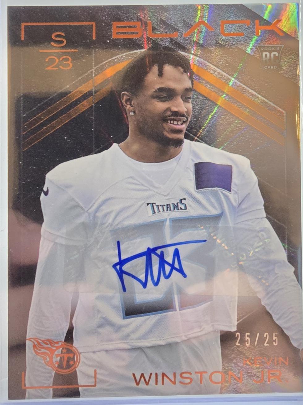 Kevin Winston Jr. [Citrine Rookie Autograph] #173