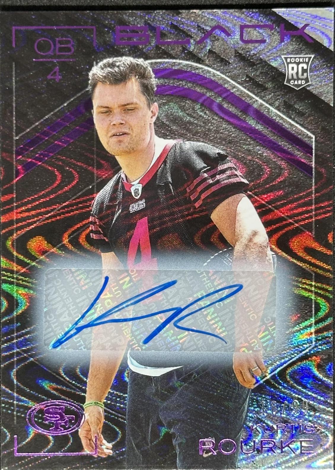 Kurtis Rourke [Royal Rookie Autograph] #197