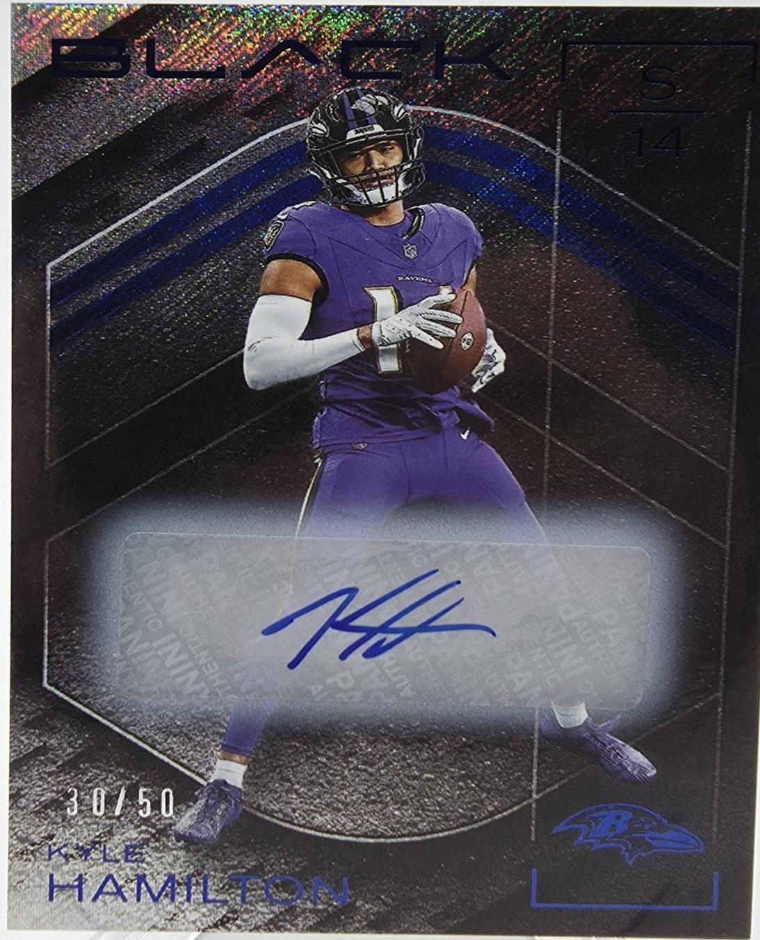 Kyle Hamilton [Sapphire Autograph] #95