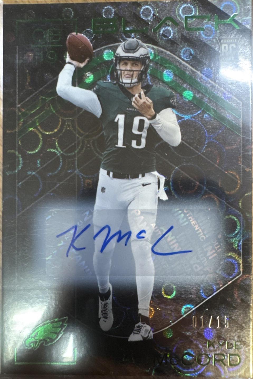 Kyle McCord [Emerald Rookie Autograph] #121