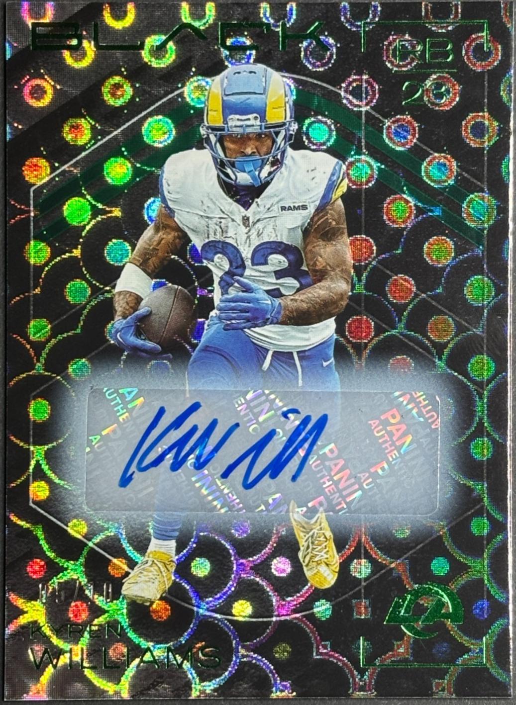 Kyren Williams [Emerald Autograph] #99