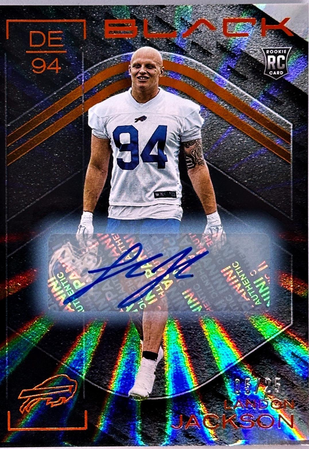 Landon Jackson [Citrine Rookie Autograph] #126
