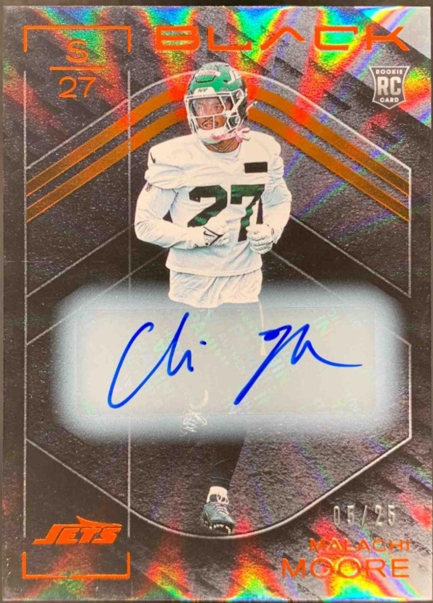Malachi Moore [Citrine Rookie Autograph] #141