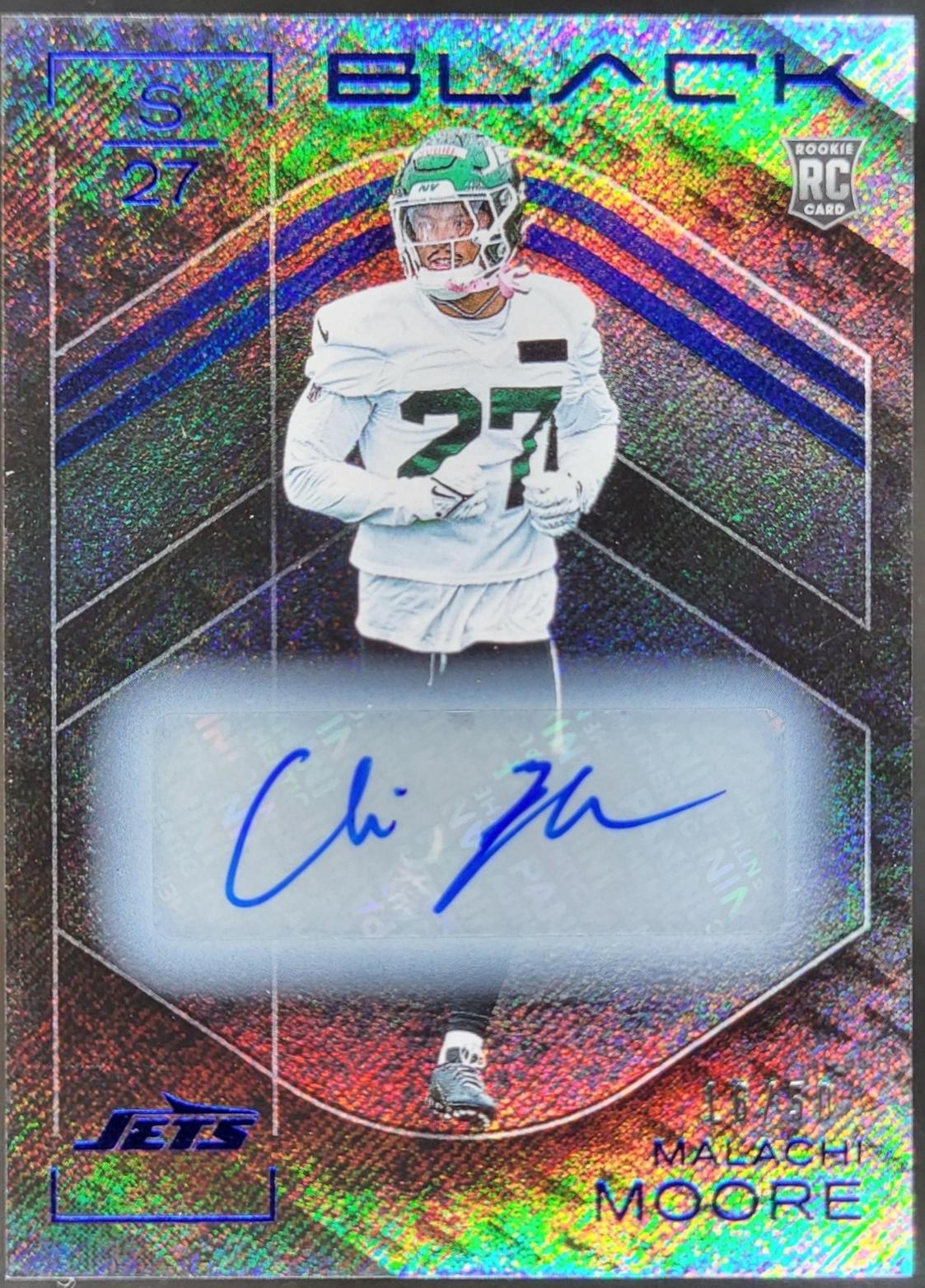Malachi Moore [Sapphire Rookie Autograph] #141