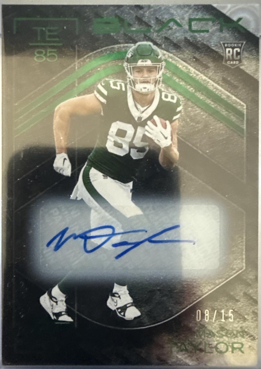 Mason Taylor [Emerald Rookie Autograph] #135