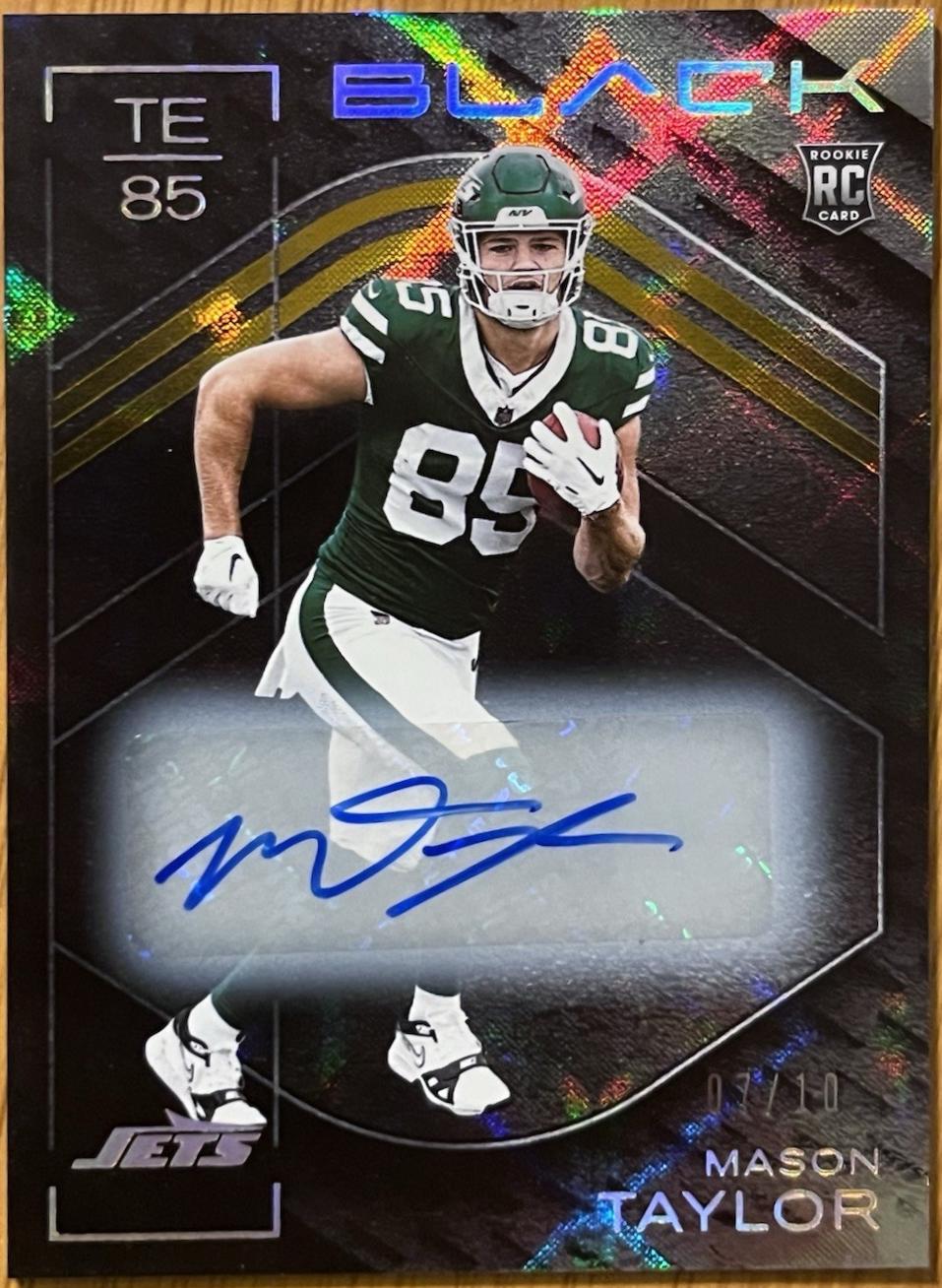 Mason Taylor [Gold Rookie Autograph] #135