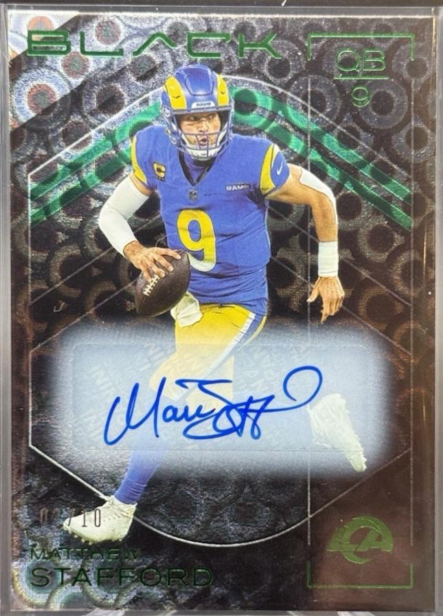 Matthew Stafford [Emerald Autograph] #89