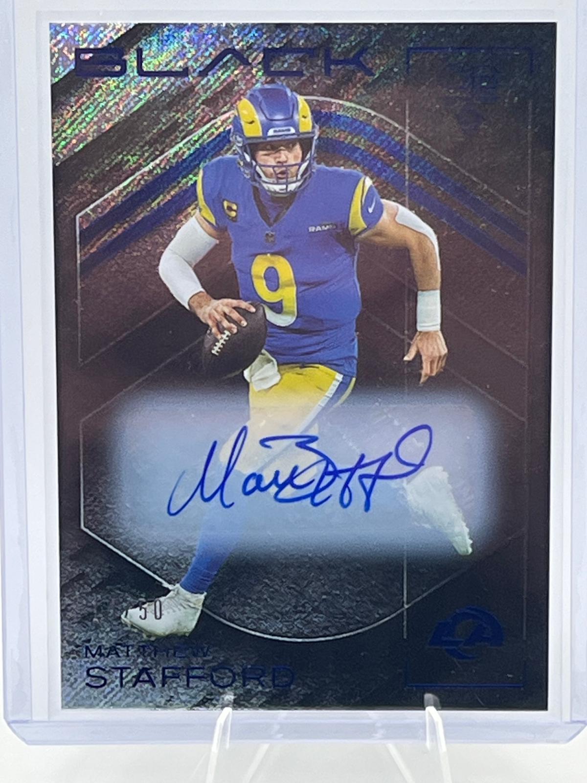 Matthew Stafford [Sapphire Autograph] #89