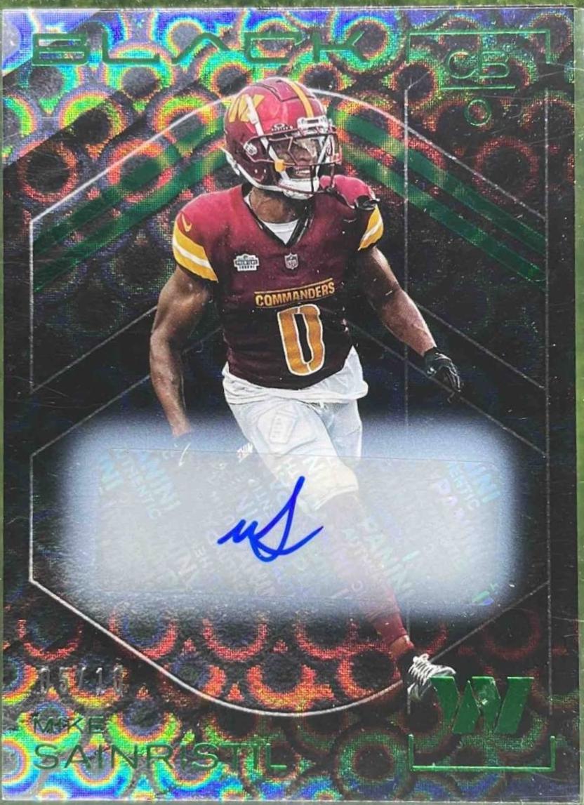Mike Sainristil [Emerald Autograph] #27