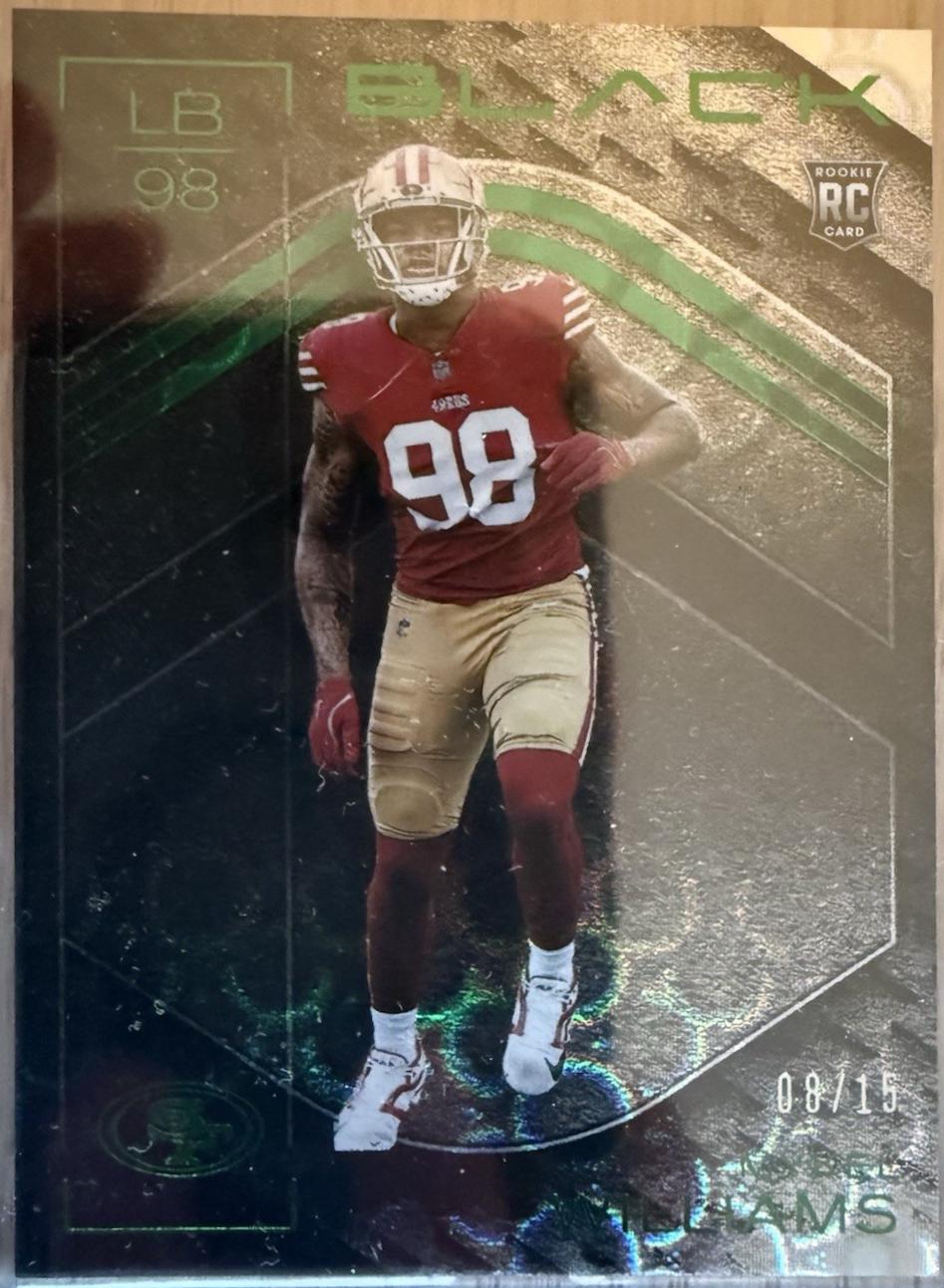 Mykel Williams [Emerald Rookie Autograph] #140