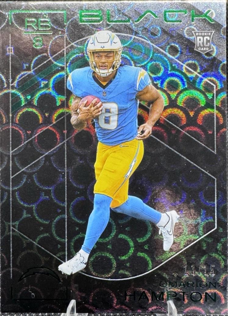 Omarion Hampton [Emerald Rookie Autograph] #103