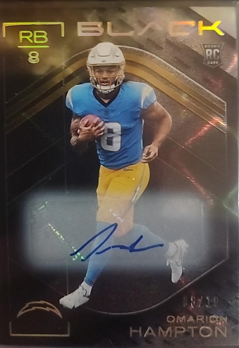 Omarion Hampton [Gold Rookie Autograph] #103