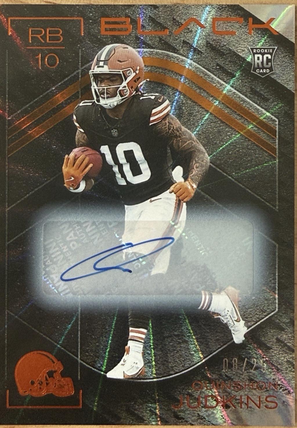 Quinshon Judkins [Citrine Rookie Autograph] #115