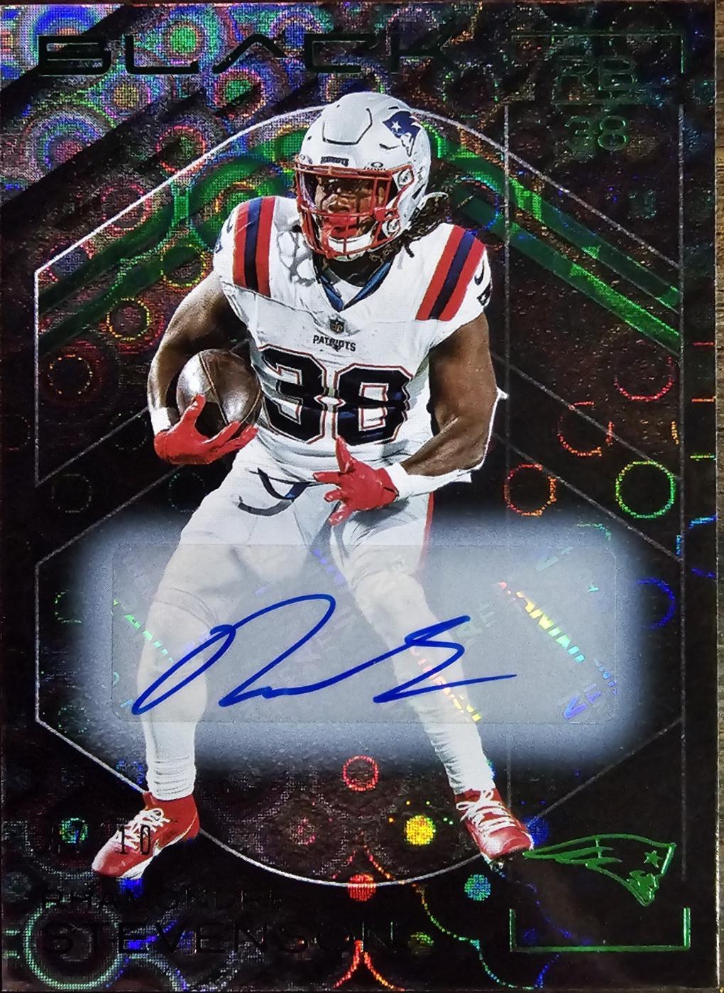 Rhamondre Stevenson [Emerald Autograph] #28