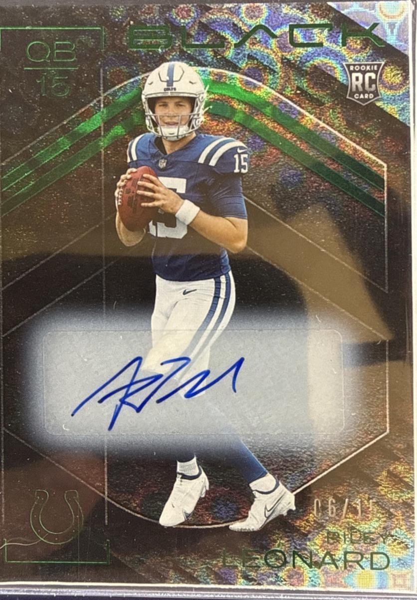 Riley Leonard [Emerald Rookie Autograph] #190