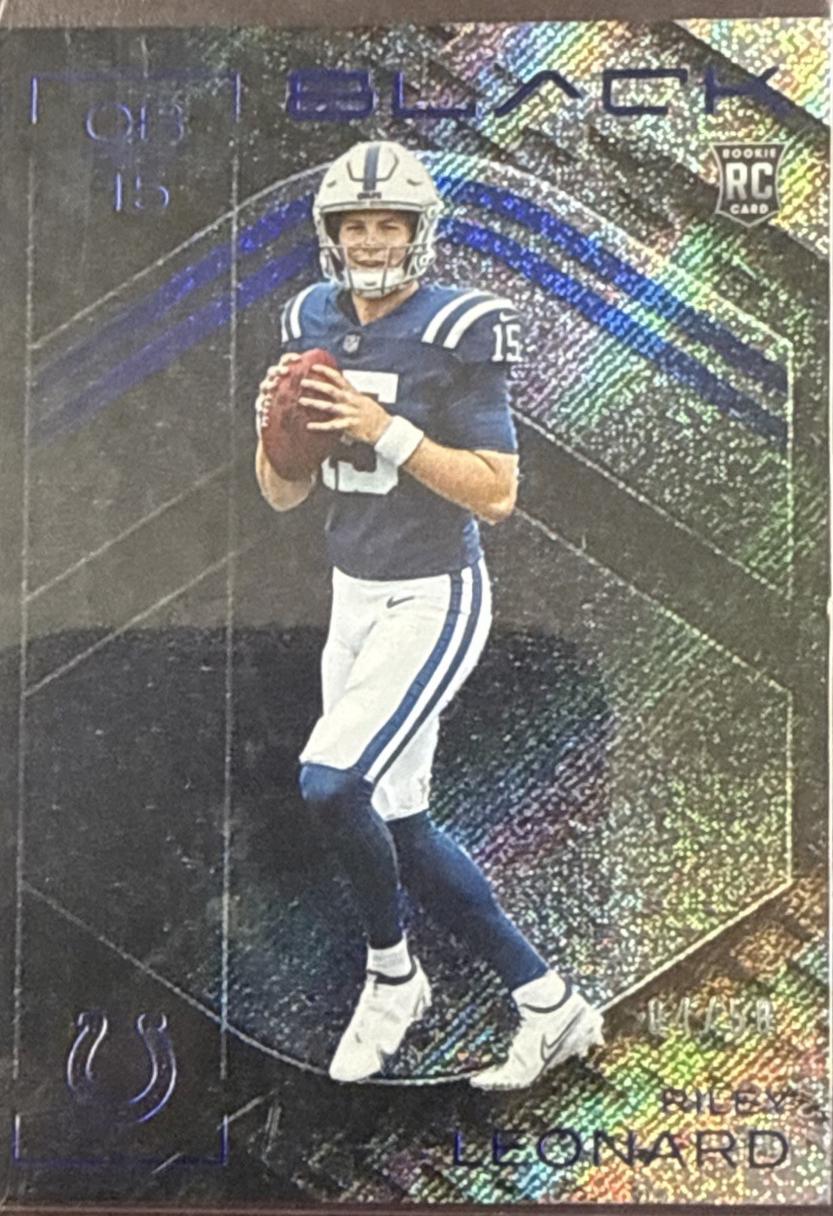 Riley Leonard [Sapphire Rookie Autograph] #190
