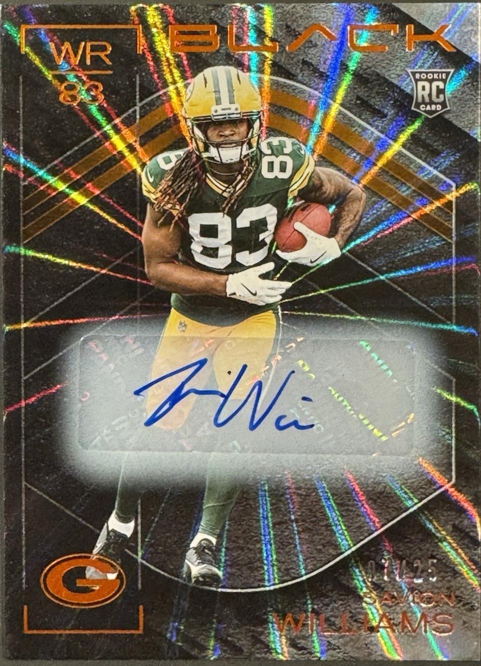 Savion Williams [Citrine Rookie Autograph] #109