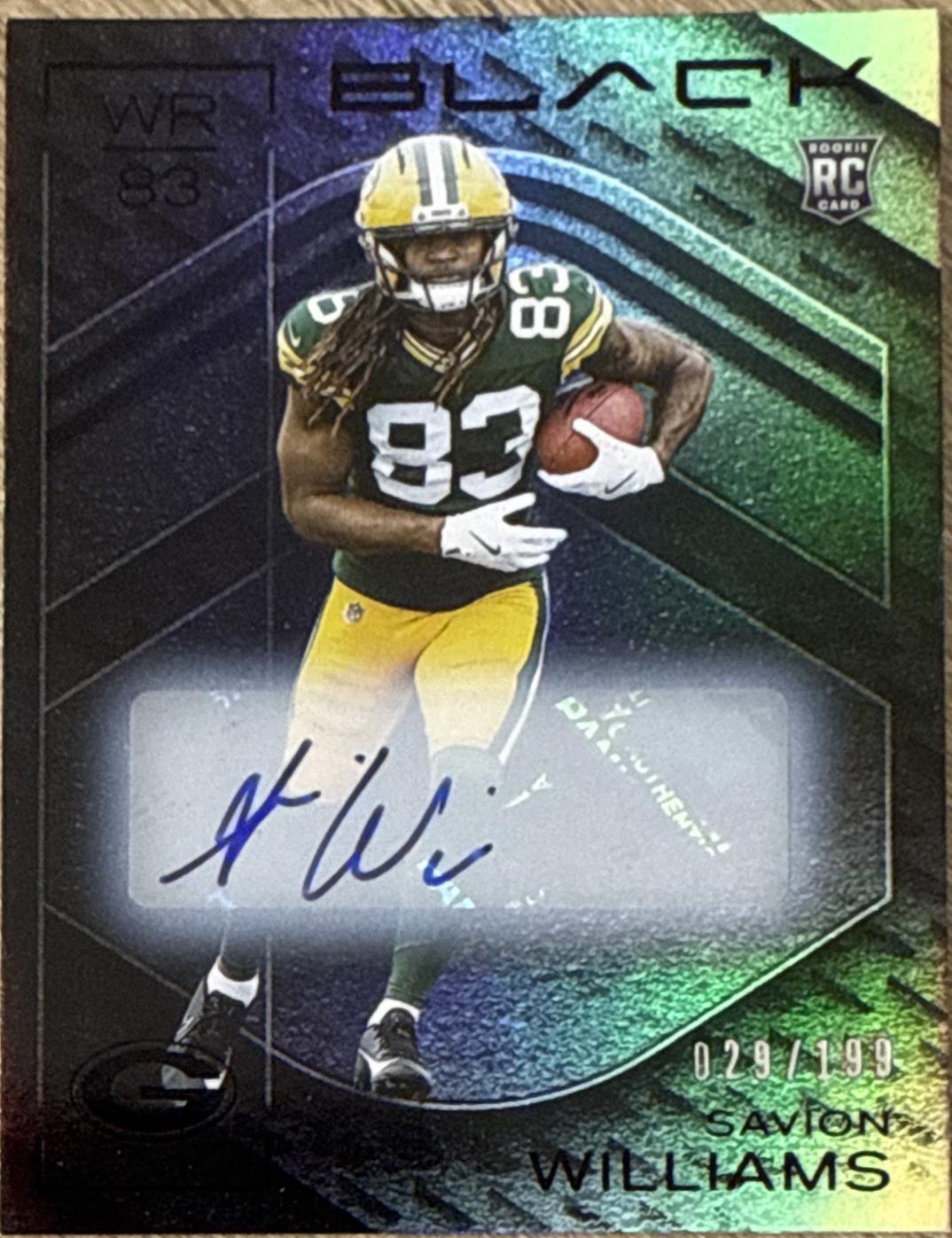 Savion Williams [Rookie Autograph] #109