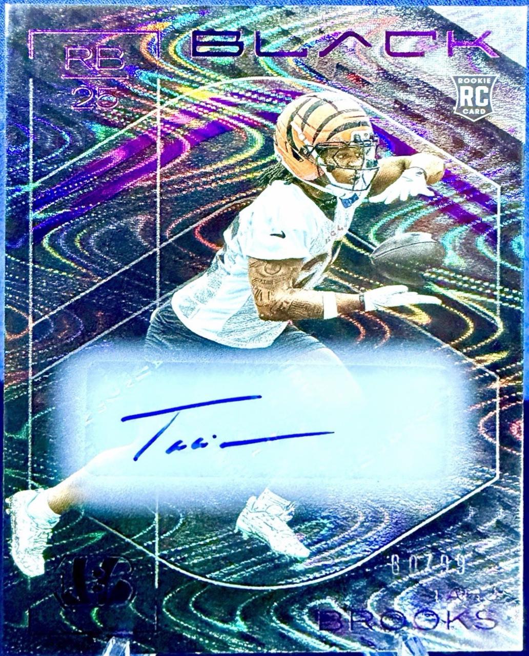 Tahj Brooks [Sapphire Rookie Autograph] #159