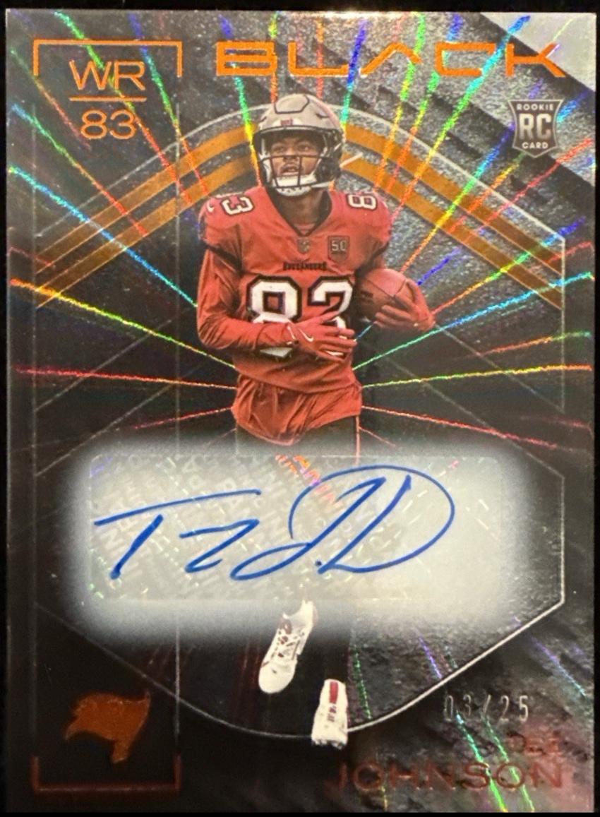 Tez Johnson [Citrine Rookie Autograph] #152