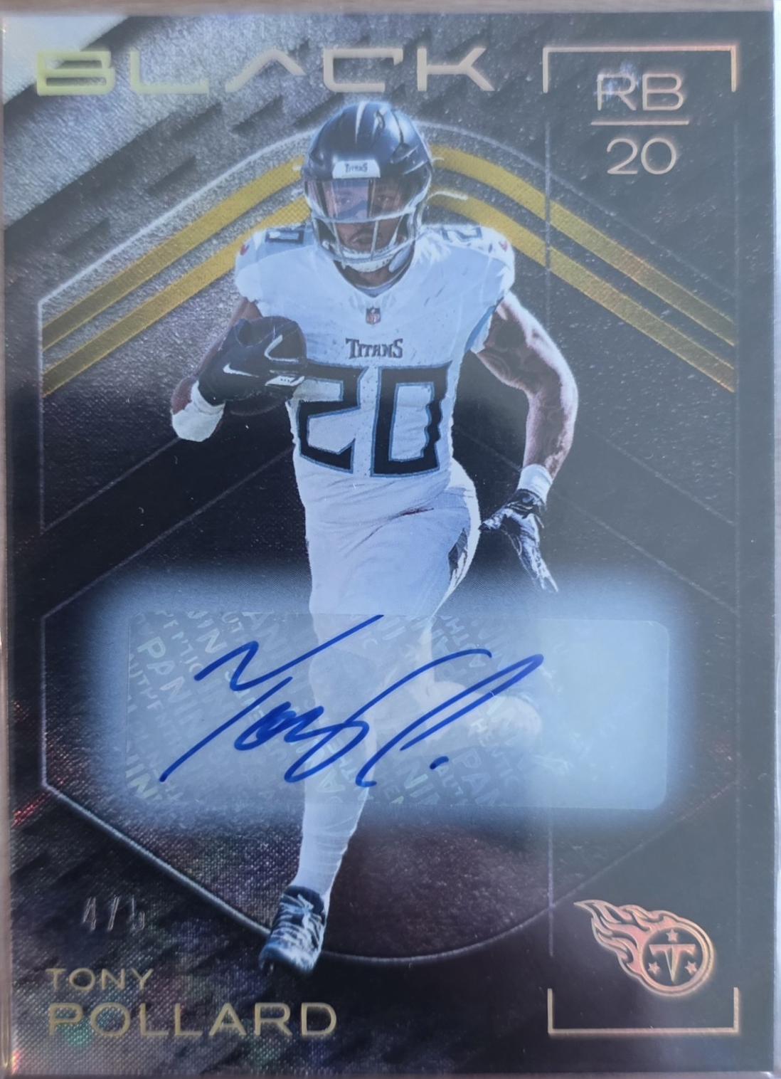 Tony Pollard [Gold Autograph] #41