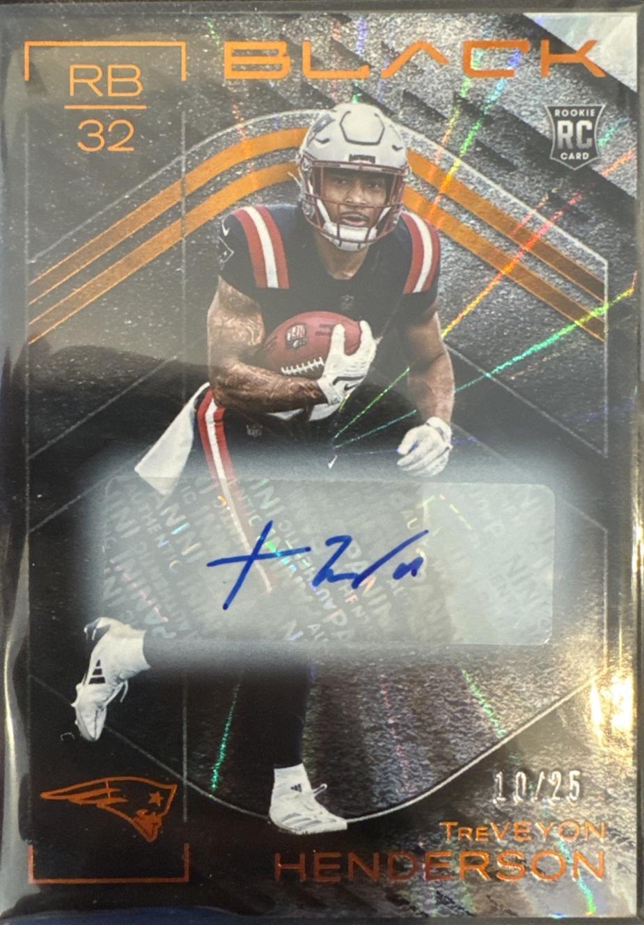 TreVeyon Henderson [Citrine Rookie Autograph] #132