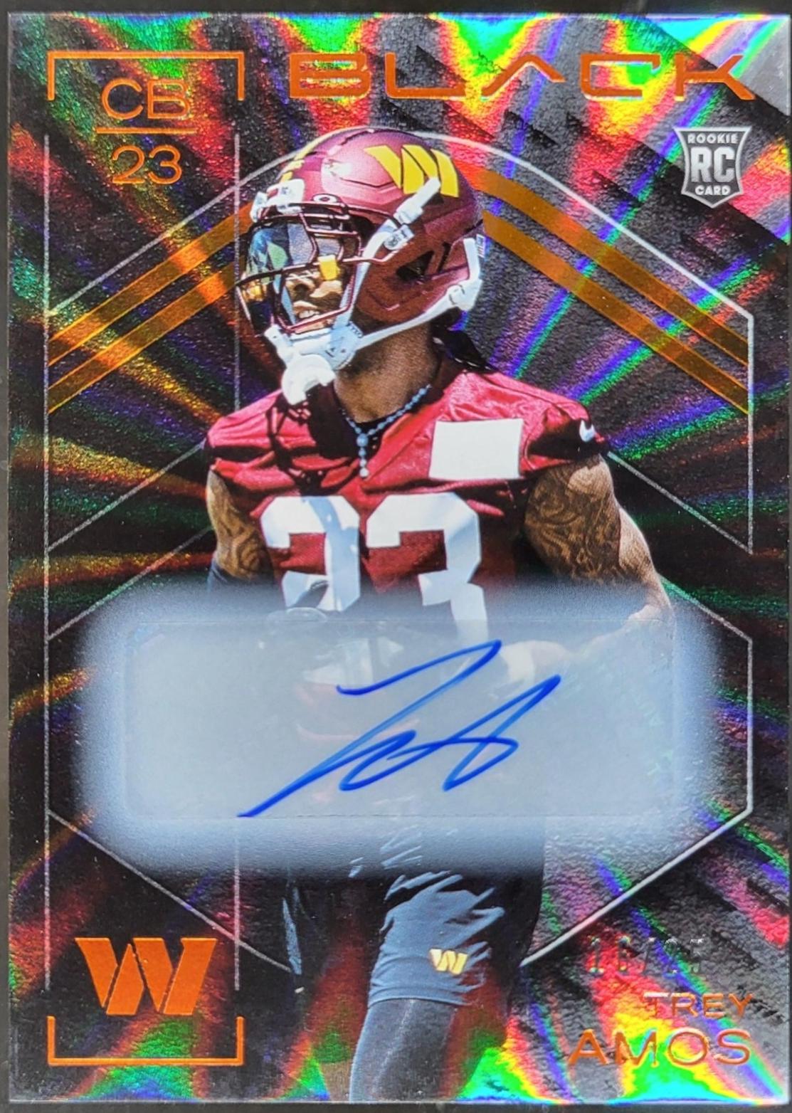 Trey Amos [Citrine Rookie Autograph] #146