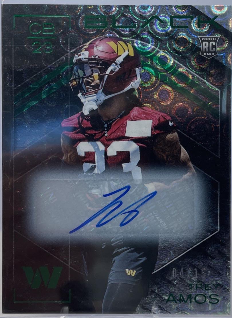 Trey Amos [Emerald Rookie Autograph] #146