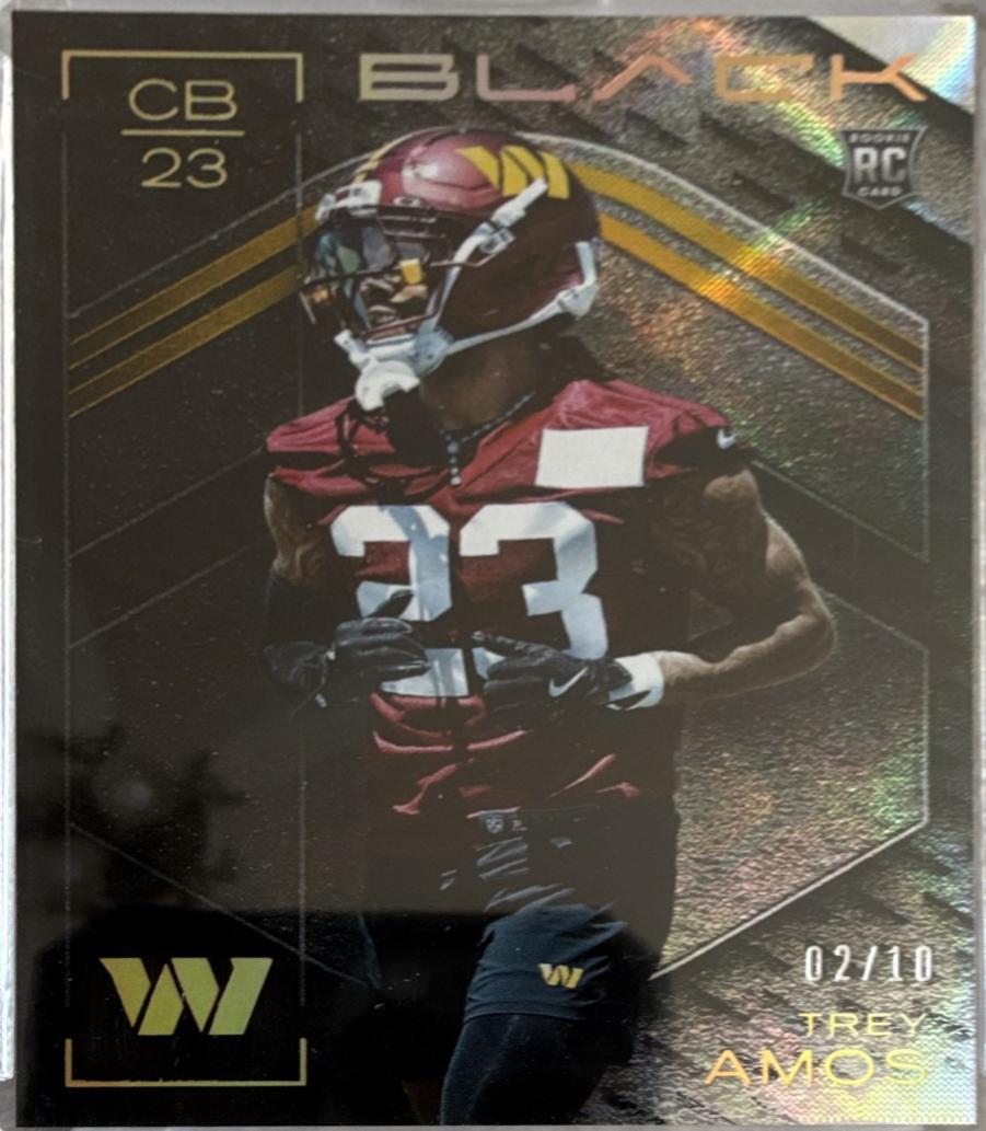 Trey Amos [Gold Rookie Autograph] #146