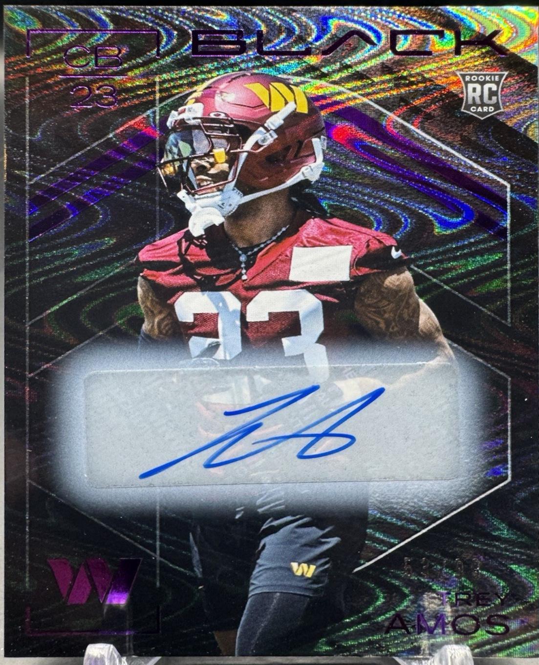 Trey Amos [Royal Rookie Autograph] #146
