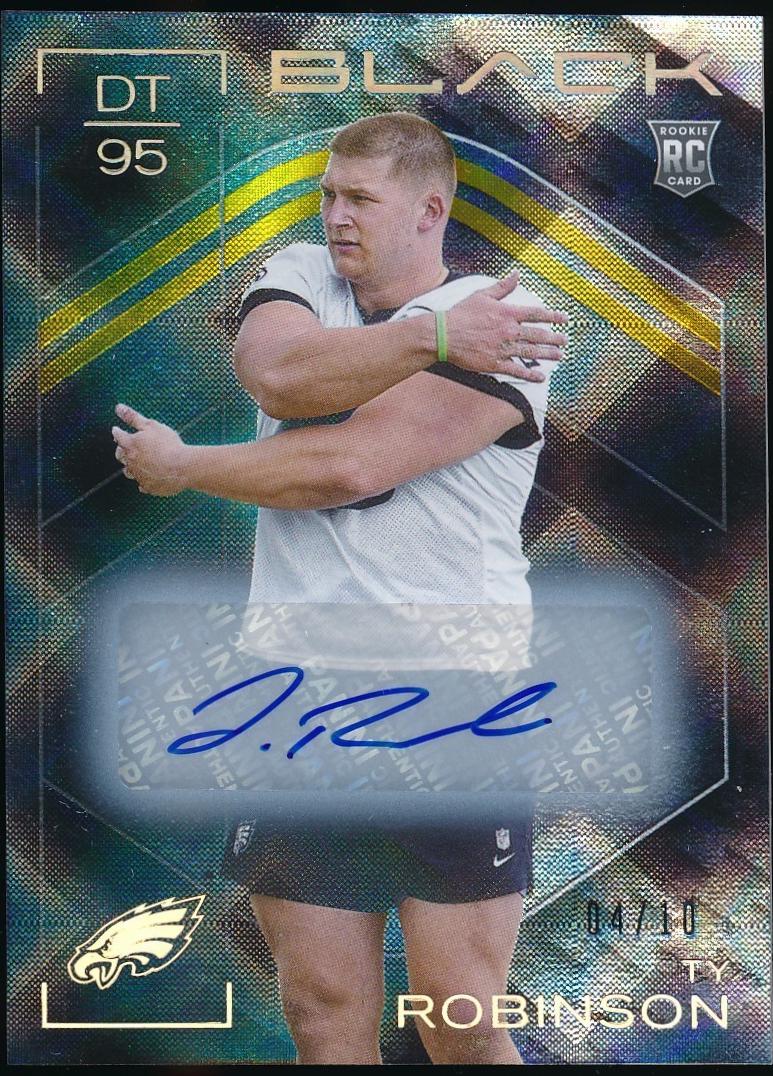 Ty Robinson [Gold Rookie Autograph] #157