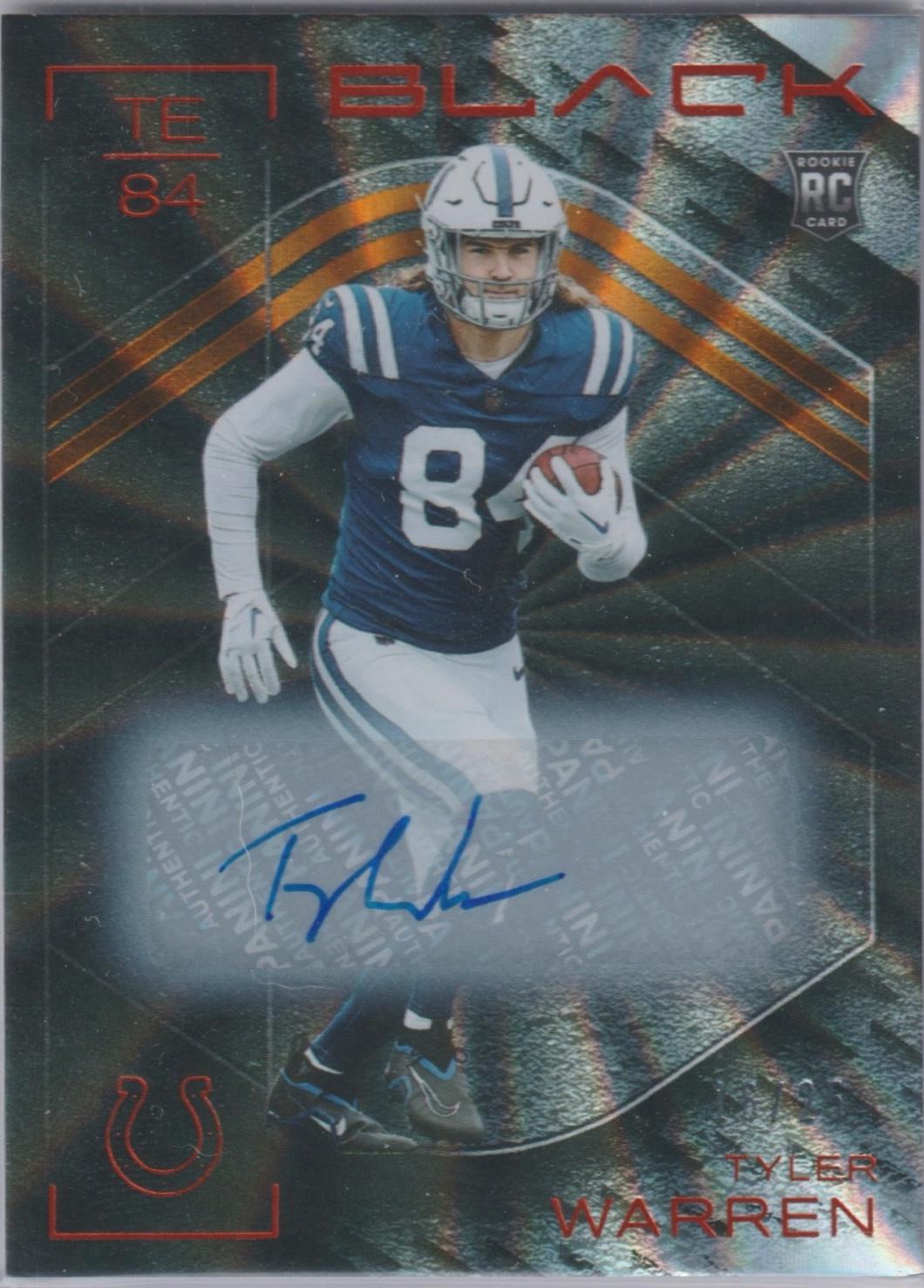 Tyler Warren [Citrine Rookie Autograph] #113