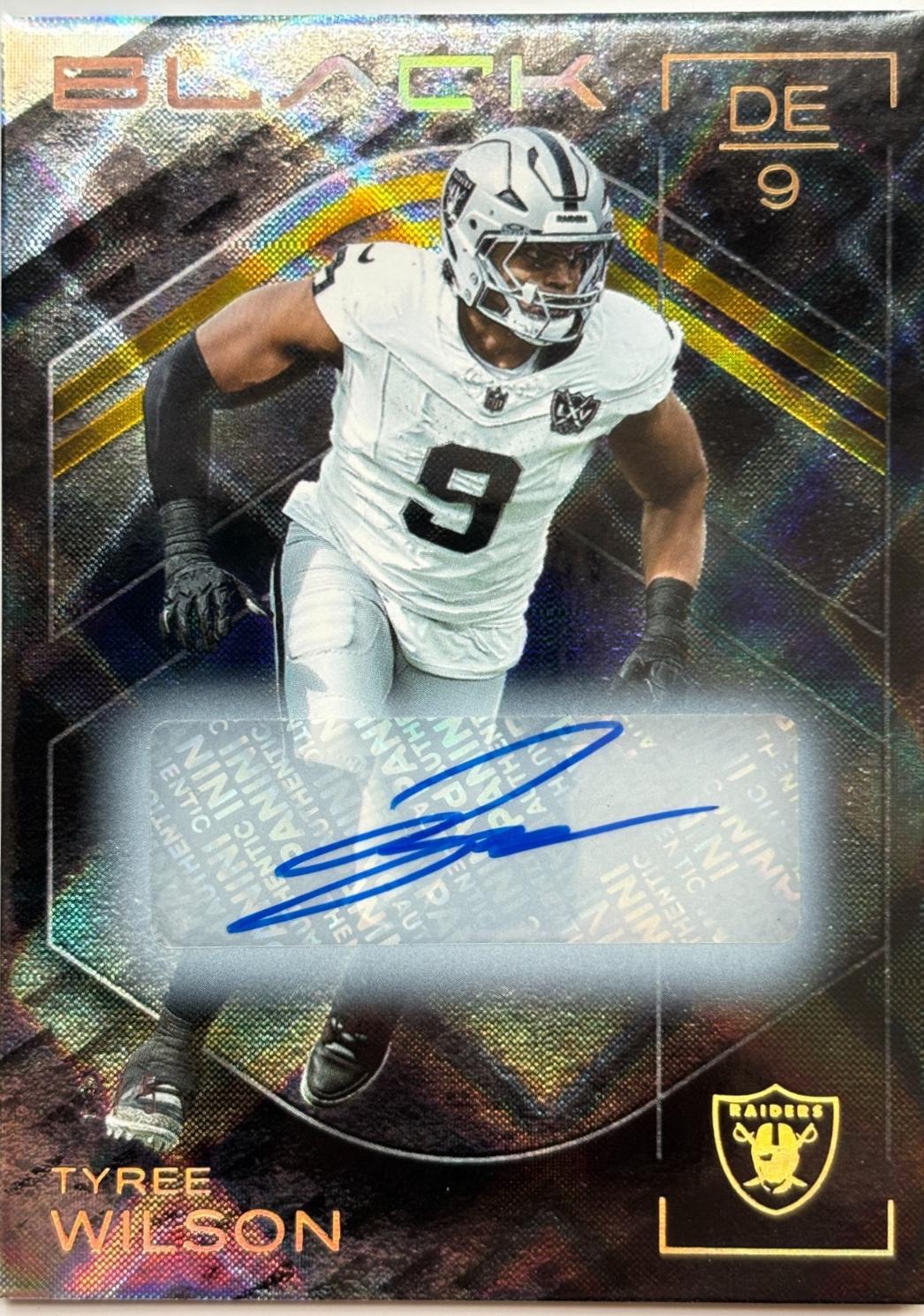 Tyree Wilson [Gold Autograph] #13