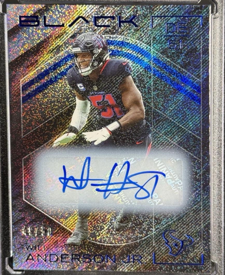 Will Anderson Jr. [Sapphire Autograph] #29