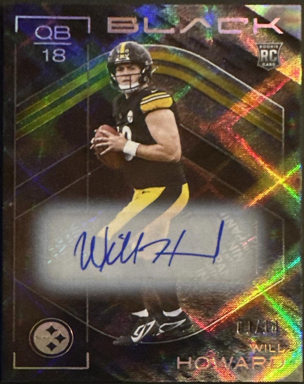 Will Howard [Gold Rookie Autograph] #130