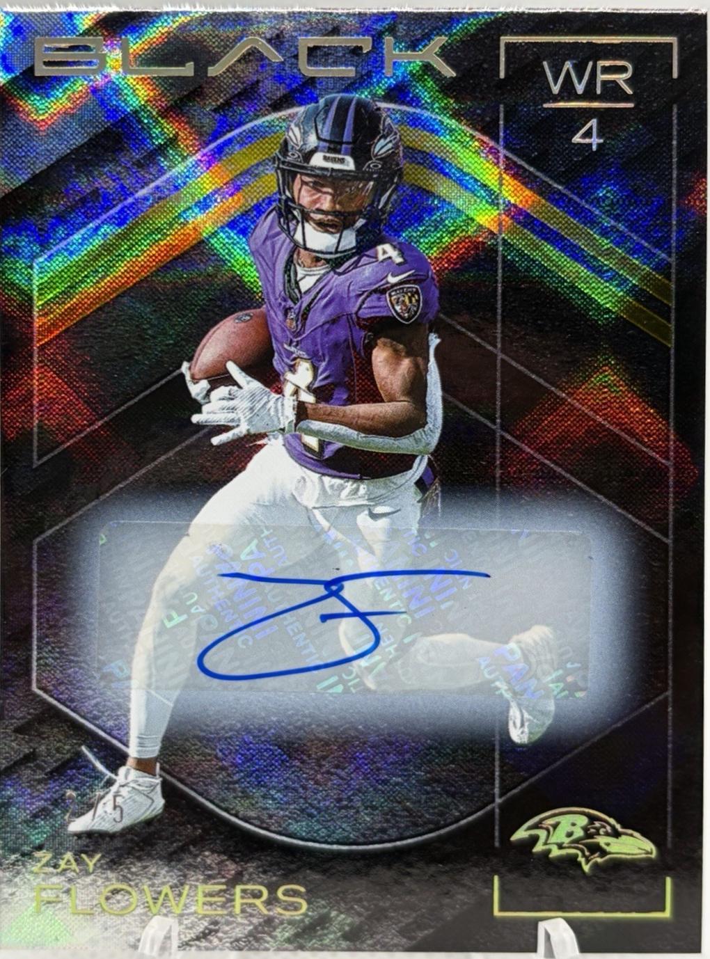 Zay Flowers [Gold Autograph] #64