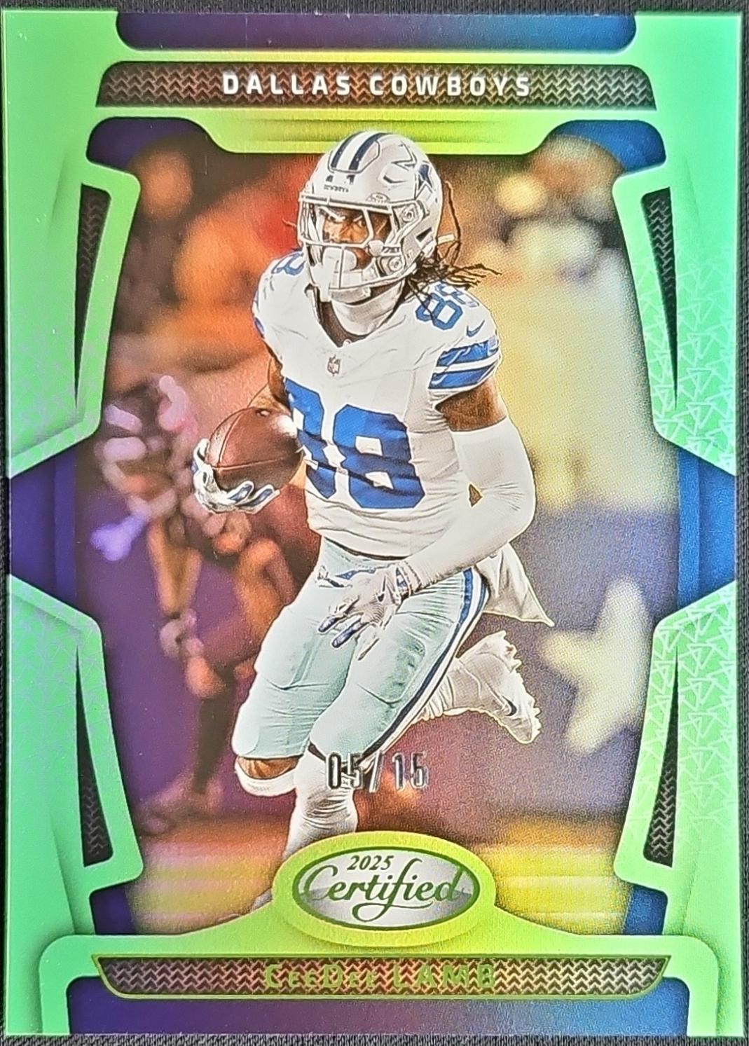 CeeDee Lamb [Lime Green Mirror] #28