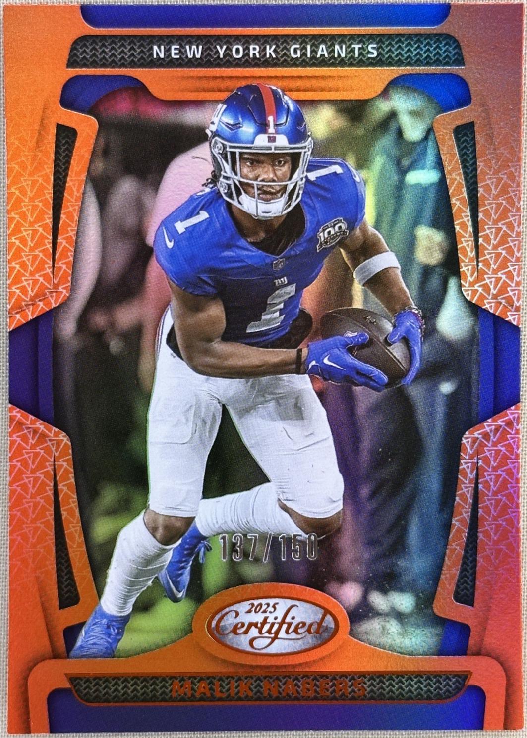 Malik Nabers [Orange Mirror] #73
