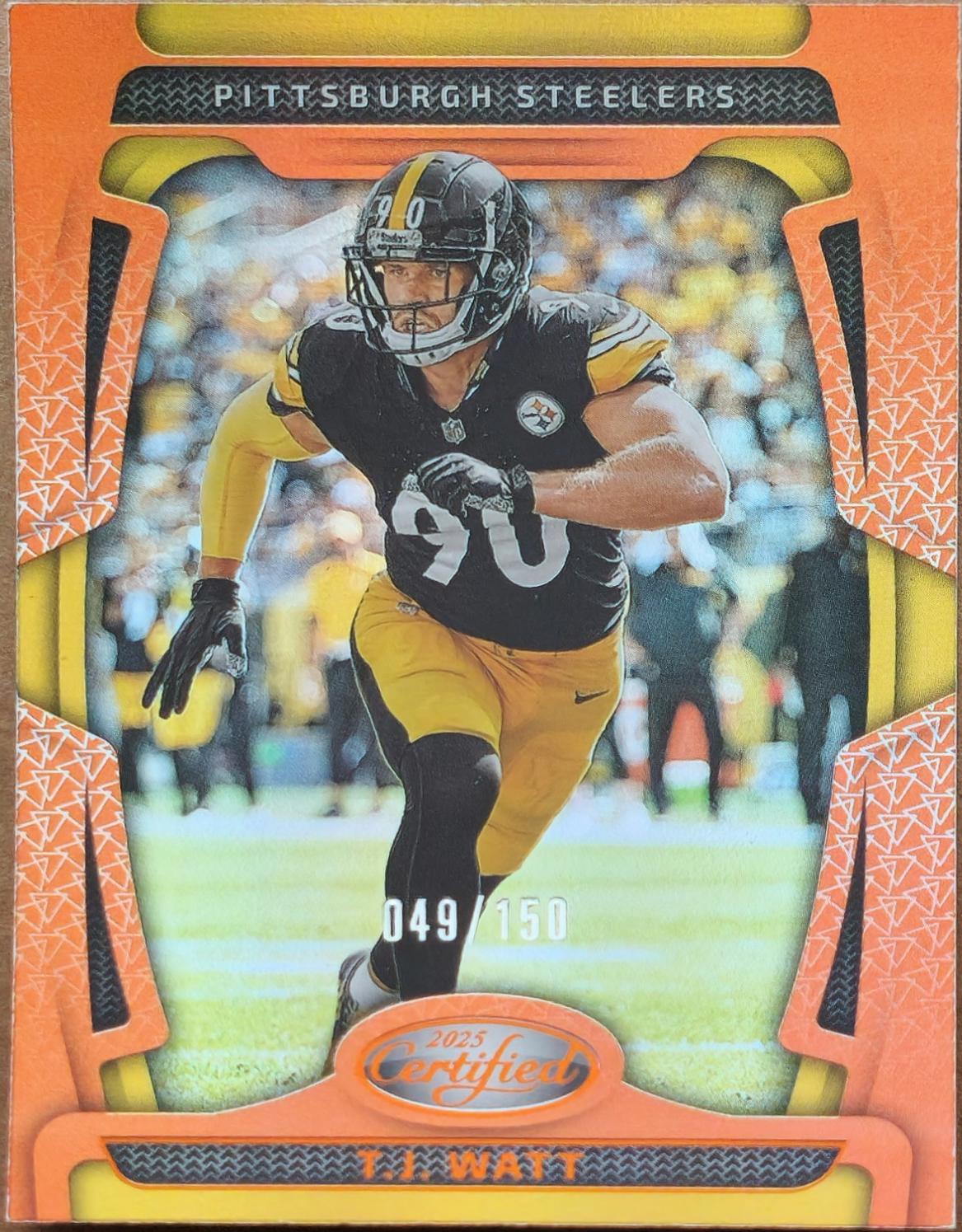 T.J. Watt [Orange Mirror] #83