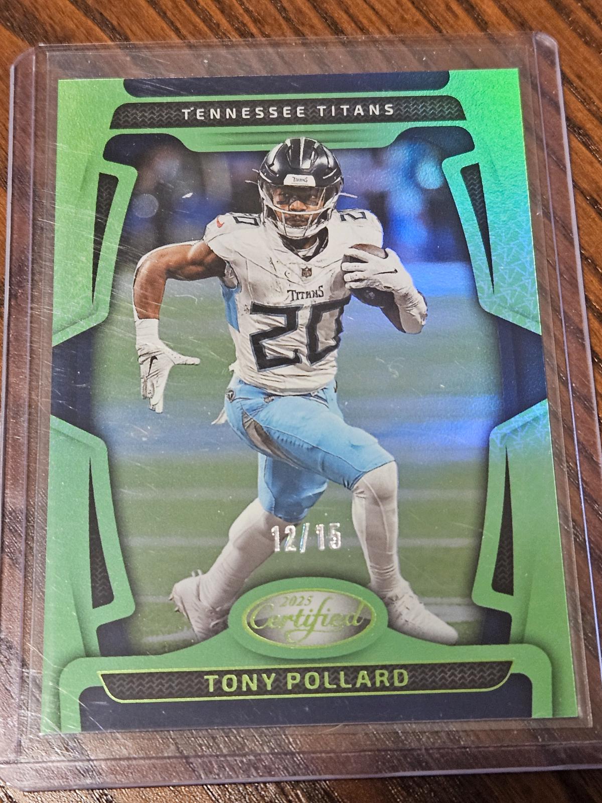 Tony Pollard [Lime Green Mirror] #96