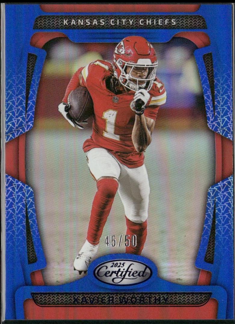 Xavier Worthy [Blue Mirror] #49