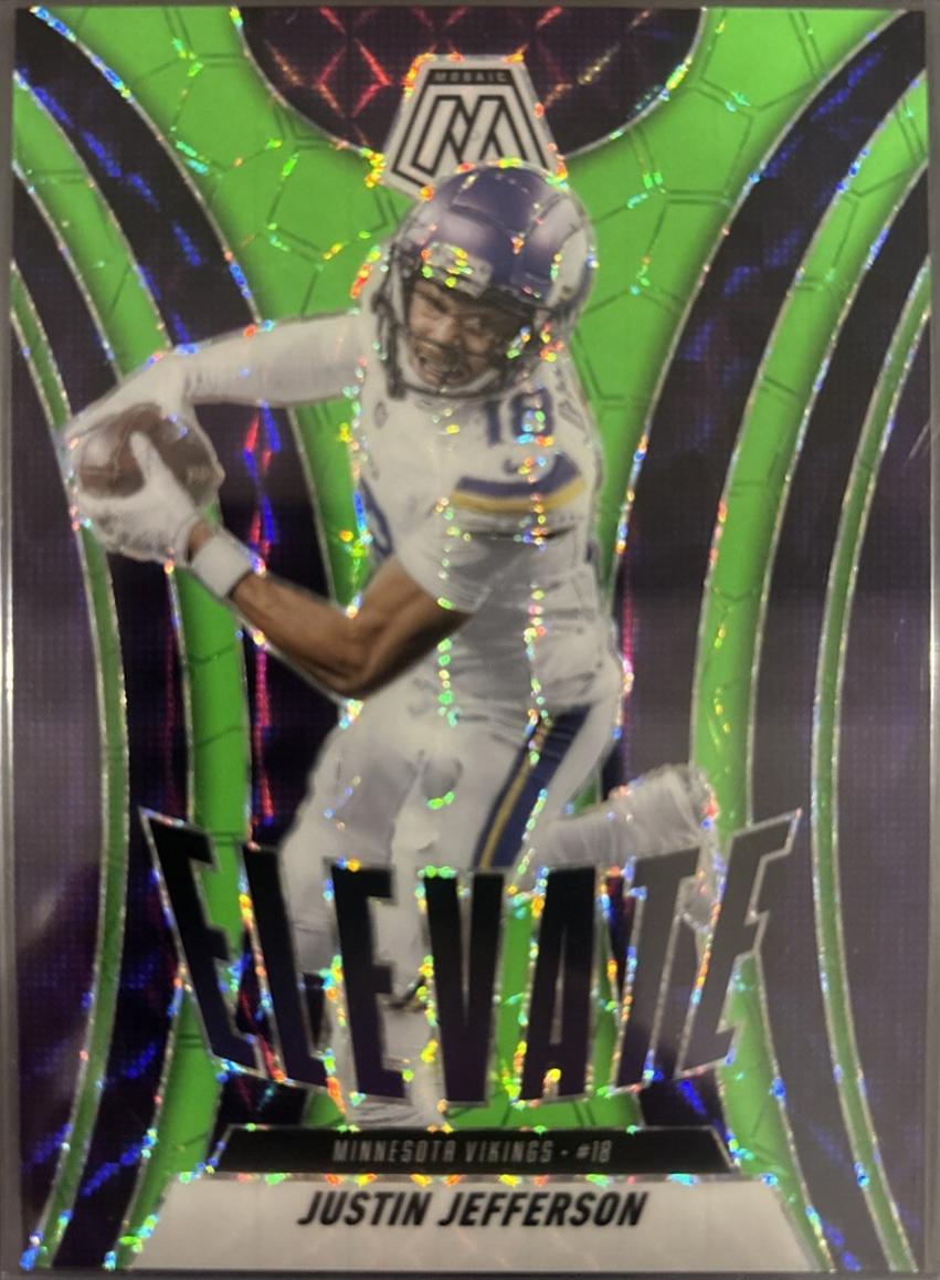 Justin Jefferson [Mosaic Green Fluorescent] #13