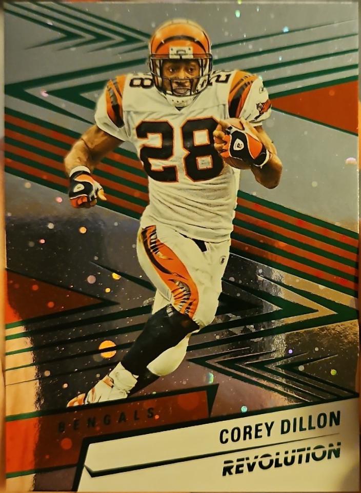 Corey Dillon [Green Swirl] #124